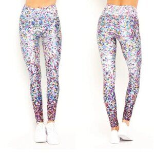 Goldsheep Pink Party Glitter Long Legging - Size S